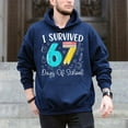 thumbnail image 5 of I Survived 67 Days Of School Meme – T-Shirt, Hoodie & Sweatshirt – Teachers & Students – School Achievement, 5 of 6