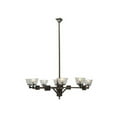 thumbnail image 5 of Meyda Tiffany 111189 48" W Chelsea Wheat Gas 8 Light Chandelier - Custom, 5 of 5
