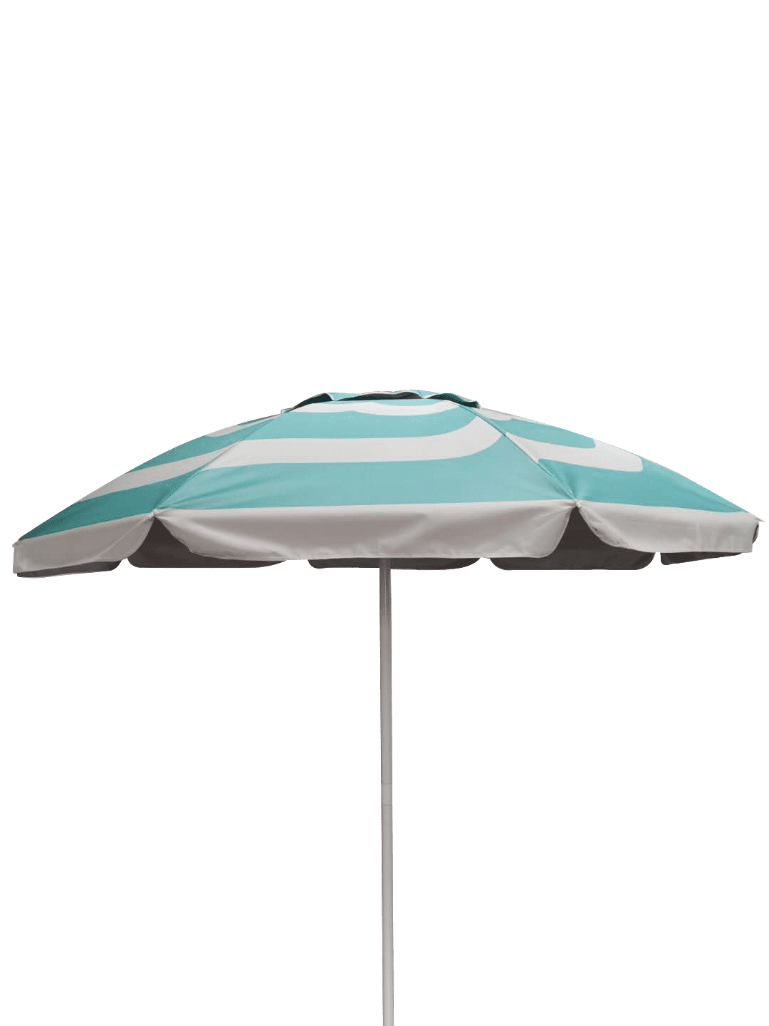 Palm Beach 84 inch Printed Beach Umbrella with Assorted Color Stripes