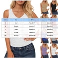 thumbnail image 5 of Ribbed Tank Top for Women Sleeveless V Neck Fitted Basic Top Soft Stretch Casual Slim Fit Solid Color Summer Layering Shirt for Daily Wear Gym Workout,Purple XL, 5 of 6