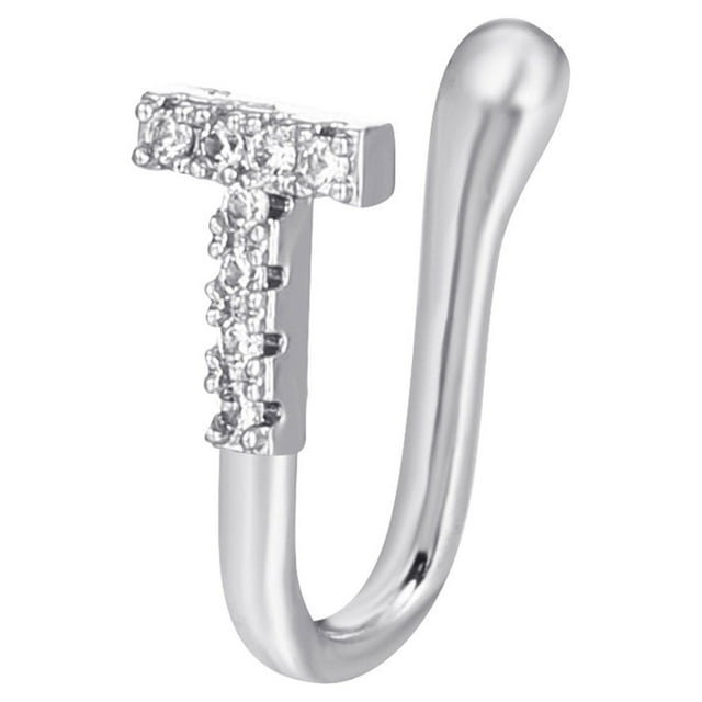 Anneaux de Nez à Clip pour Femmes Anneau de Nez Non Percé Manchette de Nez Ajustable