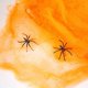 thumbnail image 3 of 5 uds casa embrujada de Halloween suministros de decoración de Bar araña de telaraña con una pequeña araña de algodón de color, 3 of 5