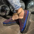 thumbnail image 5 of Xfvqtps Womens Ankle Boots Bow Detail Short Boots Casual Comfortable Low Heel Shoes Slip on Design Winter Wear Blue, 5 of 9