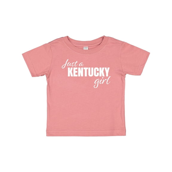 Inktastic Just a Kentucky Girl Born and Raised Girls Baby T-Shirt