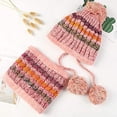 thumbnail image 2 of ER Gorro de invierno para mujer, conjunto de bufanda circular peruana, orejeras de esquí brillar Electrónica, 2 of 5