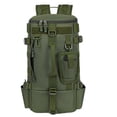 thumbnail image 1 of Fishing Backpack 8x7x17 Inch, MultiPocket Large Capacity Waterproof Tackle Bag With Rod Holder, Zipper Closure, 1 of 5