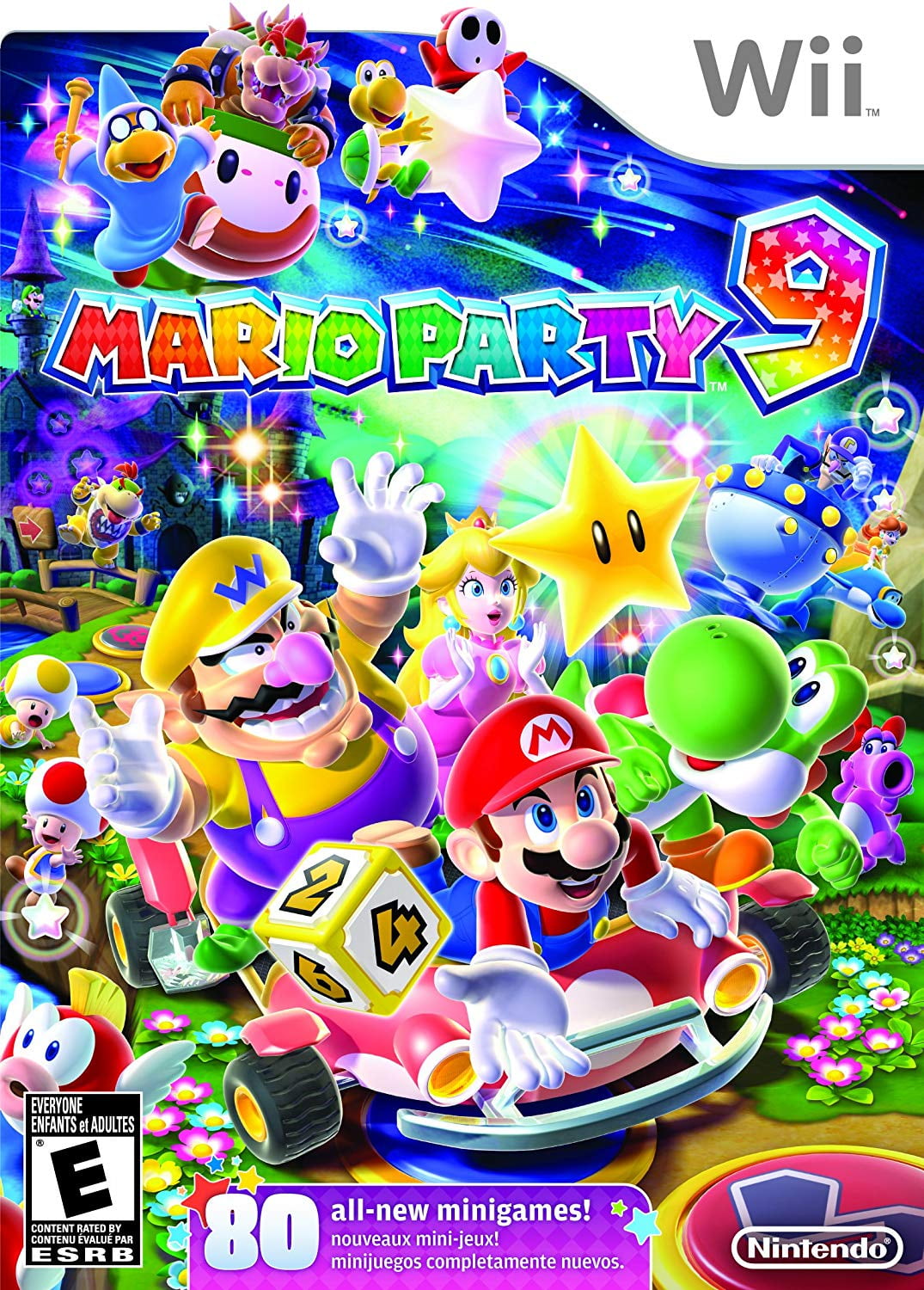 Nintendo Wii Mario Party 9 Super Star Games Adventure Walmart