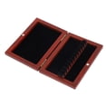 thumbnail image 1 of Oboe Reed Case, Buckle Design  Protection Reed Storage Holder Redwood  for Wind Instruments CA08, 1 of 7