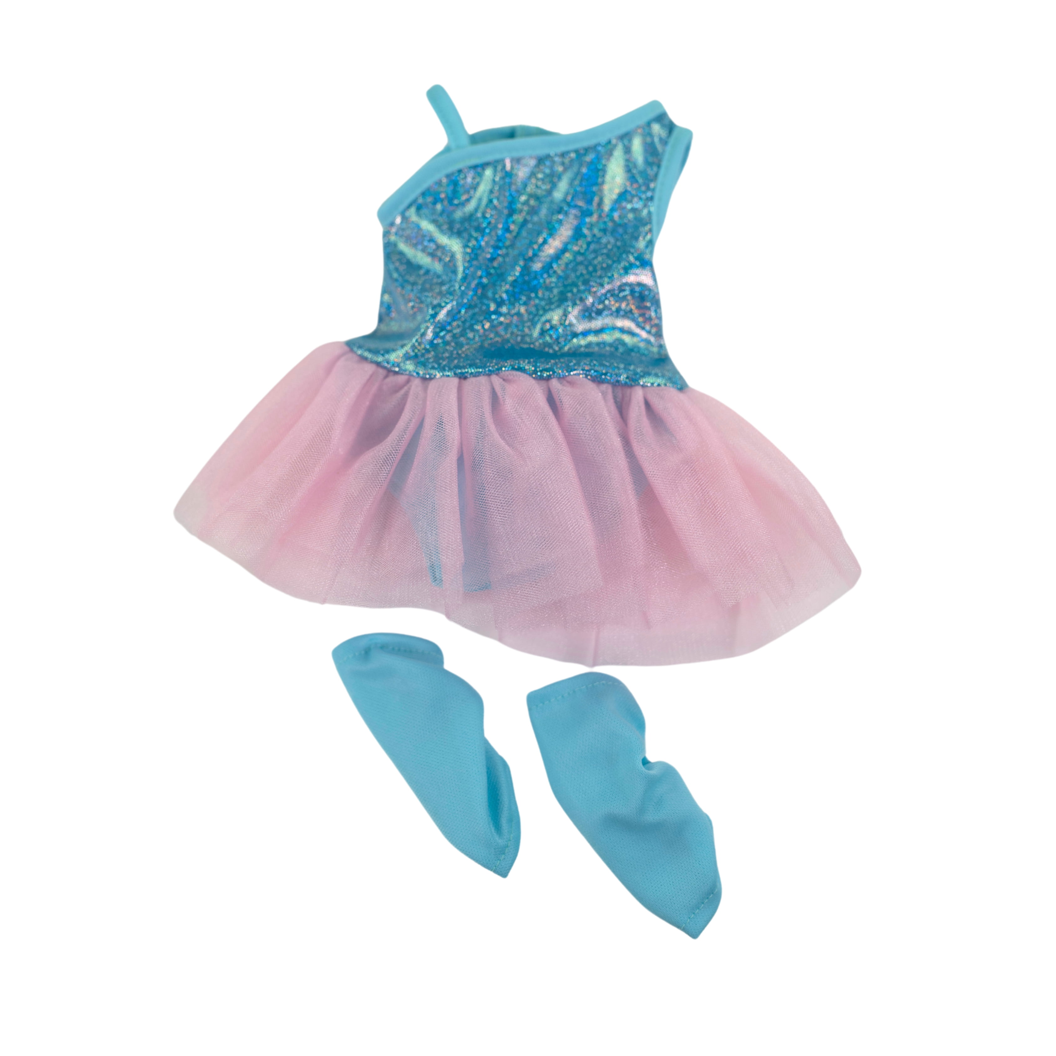 My Life As Ballerina Fashion Set for 18-inch Doll, 3 Pieces Included, Blue and Pink