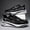 Black, variant on Ultra-Light Breathable Running Shoes - Men's - Summer Training - Shock-Absorbing Carbon Sole - Casual & Sporty Striped/Solid Design for All Seasons