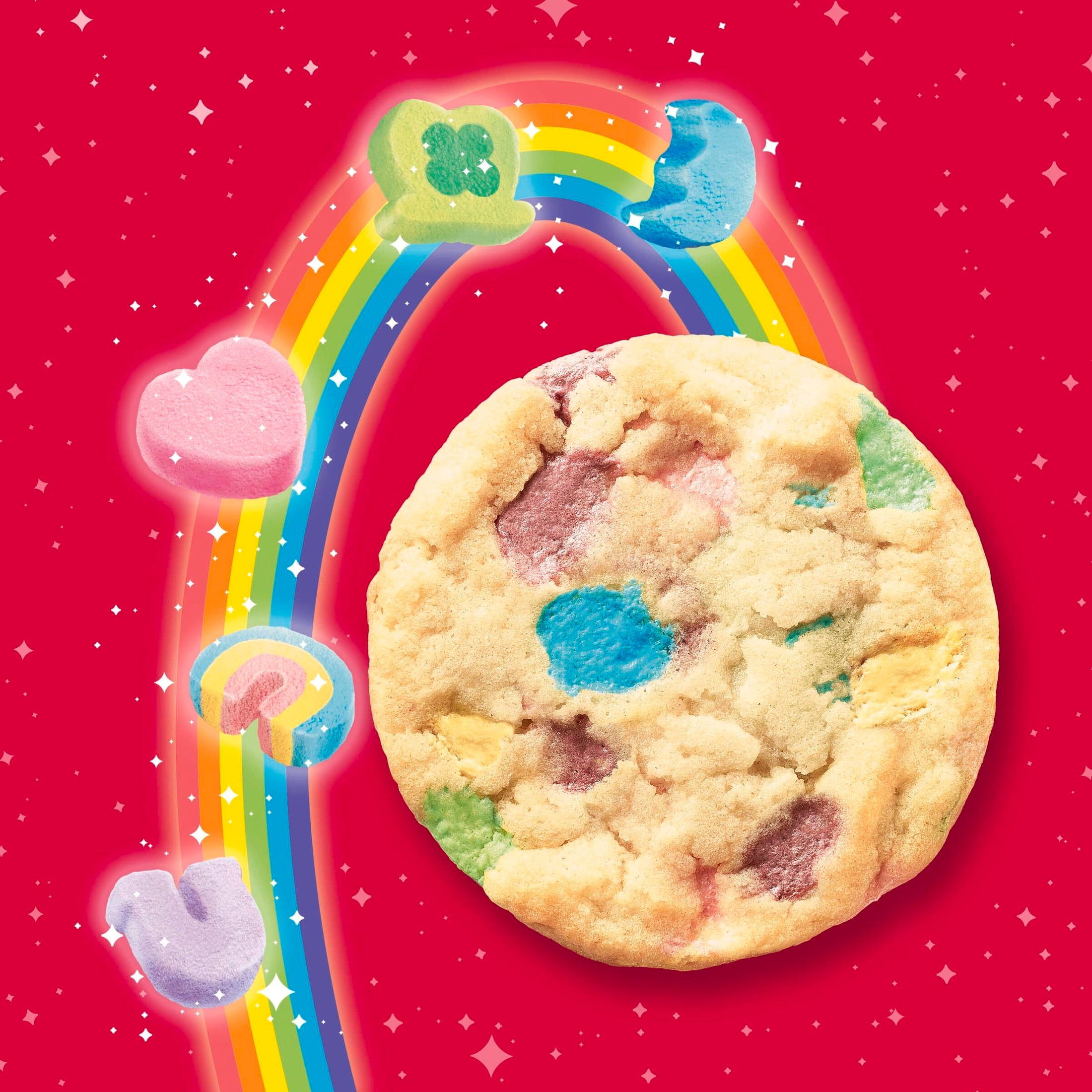 Pillsbury Ready to Bake! Cookie Dough, Limited Edition Lucky Charms Cookie Dough, 14 oz
