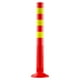 thumbnail image 3 of Poste de bolardo de 28" de alto. Accesorio multifuncional para estacionamiento, ideal para supermercados, comunidades residenciales y carriles. Rojo y amarillo, 3 of 8