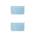 thumbnail image 1 of Monstrate Bolsa de malla de almacenamiento para refrigerador, organizador de condimentos colgantes de rejillas, estante de congelador hueco, Azul 2piezas Monstrate CBP162720, 1 of 5