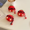 thumbnail image 3 of 3D Cute Tomatoes Case for AirPods Pro2 Airpod Pro 1 2 3 4 Bluetooth Earbuds Charging Box Protective Earphone Case Cover (Case and pendant,for AirPods 3), 3 of 7