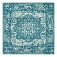 thumbnail image 2 of Unique Loom Richmond Collection Area Rug - Medallion (7' 10" Square Turquoise/Ivory), 2 of 6