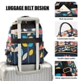 thumbnail image 3 of FORMRS Mini Backpack Purse for Women Travel Daypack Casual Shoulder Bag, Simple Floral, 3 of 7