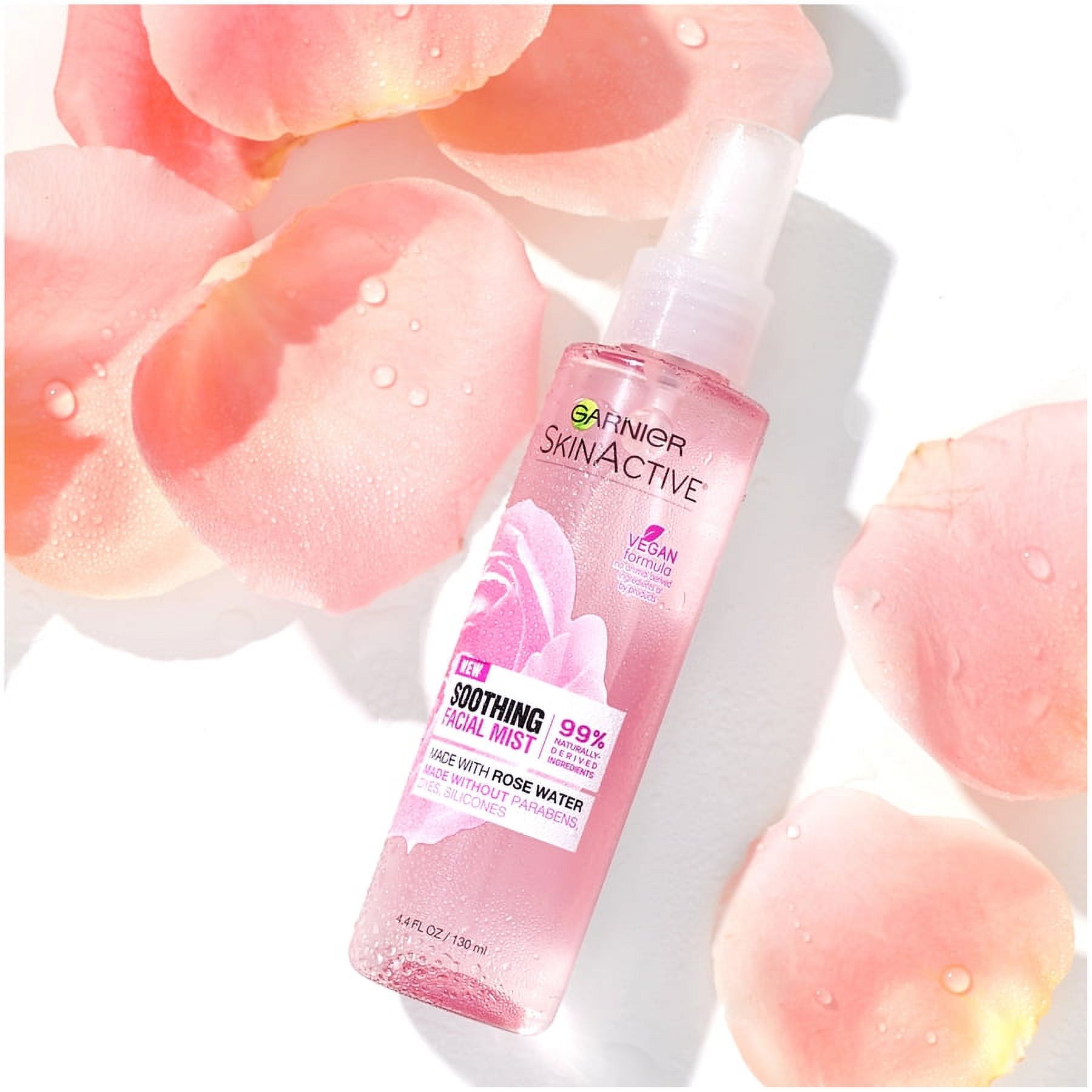 Garnier SkinActive Facial Mist Spray, Rose Water, 4.4 fl oz - image 5 of 11