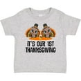 thumbnail image 3 of Inktastic Twins First Thanksgiving Turkey Boys or Girls Baby T-Shirt, 3 of 5