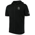 thumbnail image 2 of Men's Levelwear Black St. Louis Cardinals Recruit Short Sleeve Full-Zip Hoodie Jacket, 2 of 4