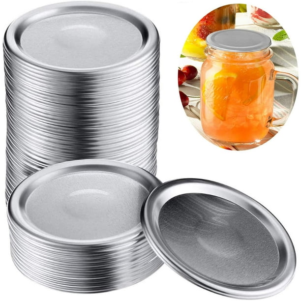 Wide Mouth Canning Lids,Mason Jar Canning Lids, Reusable Leak Proof