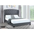 thumbnail image 2 of King Tufted Wing Bed in Charcoal Gray, 2 of 6