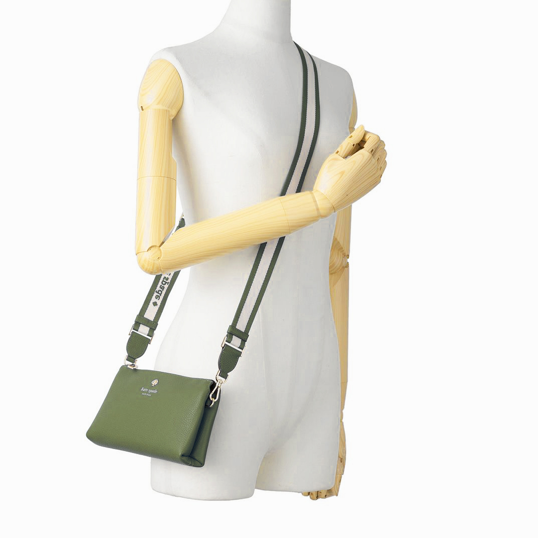 Kate Spade New York Emma Mini Zip Phone Crossbody Bag (Green Multi)