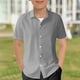 thumbnail image 2 of Polo de manga corta para niño REDARER: camisa informal de verano con botones para playa y uso diario, talla 11-12 años, 2 of 5