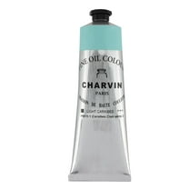 Charvin Professional Artist Quality Oil Paints, Natural Color Themed Hues, Caribbean Blue Light 150 ml