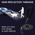 thumbnail image 4 of Kiibsot 2 Pack Dog Leashes, 5FT/ 6 FT Heavy Duty Nylon Rope Pet Leashes with Comfortable Padded Handle, Reflective Dog Leashes for Small Medium Large Dogs, 4 of 7