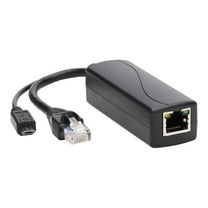 Tripp Lite PoE to USB Micro-B and RJ45 Active Splitter 48V to 5V 1A 100M (NPOE-SPL-G-5VMU)