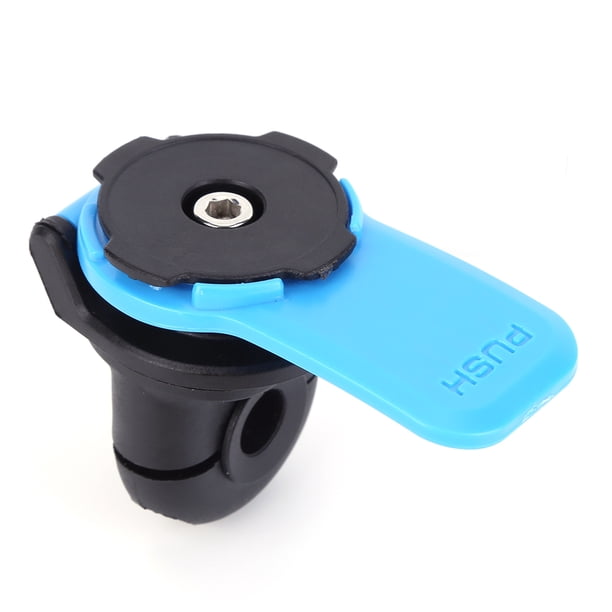 Soporte para teléfono de motocicleta con clip de liberación rápida para andar en bicicleta (Azul A)