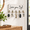 love you bye, variant on Wooden Wall Mounted Key Holder with 5 Hooks in Kiss Color for Entryway Organization