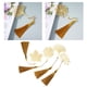 thumbnail image 5 of Marcapáginas de Metal con cadena, cuatro patrones, huecos, finos, de latón dorado, 4 Uds., 5 of 8