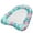 C, variant on Inflatable Pool Float Hammock with Soft Mesh Center, 45" Portable Floating Water Bed Lounger for Adults, Tropical Flamingo & Leaf Print Summer Pool Lounge Chair for Lake and Swimming Pool Decor,B