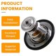 thumbnail image 3 of Car Cooling System New Engine Coolant Thermostat For Mitsubishi Lancer 2008-2017 1305A712 1305A803 1305A283 High Quality, 3 of 5