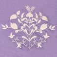 thumbnail image 4 of FLORIANA Womens Embroidered Kimono Cardigan Velvet Blazer Open Front - Lavender, 1X, 4 of 4