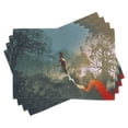 thumbnail image 1 of Ambesonne Sports Place Mats Set of 4, Cycle Bike Park Extreme, Standard Size, Multicolor, 1 of 6