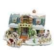 thumbnail image 3 of Decoración de casas de Navidad DIY CUTICAT manualidades recuerdo de fiesta interior al aire libre 3D L Casa de nieve, 3 of 8