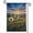 A, variant on XaaKee, Garden Flags, Golden Seed Halo Landscape Yard Flag, Double-sided High-Quality White Linen Garden Flags For Outside, Nature Hope Decor, 12x18Inch