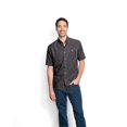 thumbnail image 2 of Camisa Orvis Tech Chambray Work de manga corta para hombre, color negro-S, 2 of 4