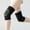 black color, variant on Mugwort Knee Warmer Sleeves, Mugwort Warm Knee and Leg Sleeves, Night Sleep Knee Wrap Pad, Brace Support Band
