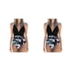 thumbnail image 1 of Eigraketly Traje de baño sin mangas para mujer, traje de baño con relleno, traje de baño a la moda, ropa de playa, verde + flor blanca M Type9 NO9 Eigraketly CBP218400, 1 of 5