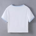 thumbnail image 6 of Women's T-Shirts Slim Fit Summer Top Graphic Crop Tee for Everyday Casual Wear, 6 of 7
