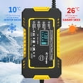 thumbnail image 4 of 12V 24V Auto Battery Charger LCD Screen Smart Pulse Repair Charger for Car/SUV, 4 of 9