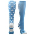 thumbnail image 2 of All Stars Over the Calf Socks (Columbia Blue/White, Medium), 2 of 2