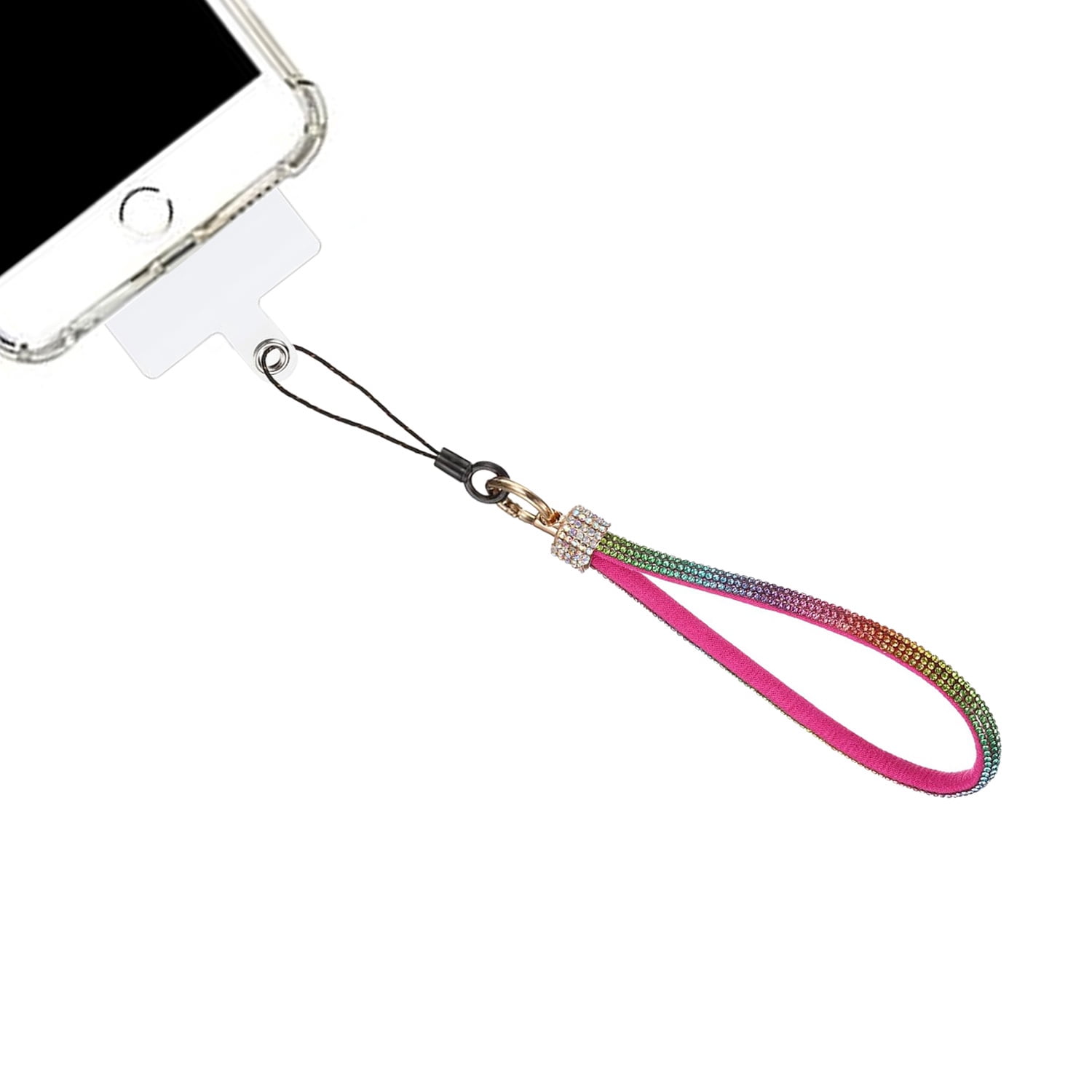 Rhinestone Bracelet Lanyard for Mobile Phones - Multicolor