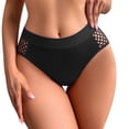thumbnail image 1 of PMVFHDE Women Thong Half Coverage Lace Hollow Out Seamless Low Rise Underwear Breathable Comfortable Rear Lift Solid Color Panties For Women, 1 of 6