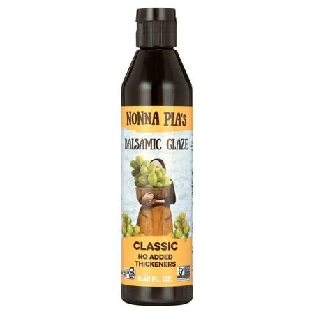 Nonna Pia's Classic Balsamic Glaze Reduction, 8.45 fl oz, Liquid Form