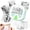 D20 Green, variant on HKHKPI Mini Printer, Bluetooth Portable Inkless Thermal Pocket Sticker Printer with 3 rolls, Sticker Maker Machine for Notes Journal Kids Gift