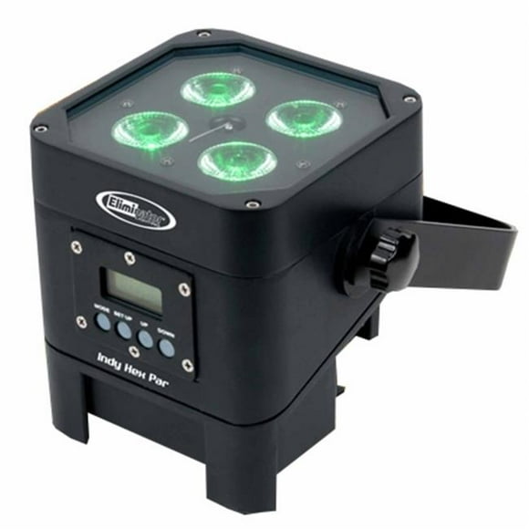 Eliminator Lighting Indy Hex Par IP65 Outdoor Rated Rechargeable Wireless LED Wash Light